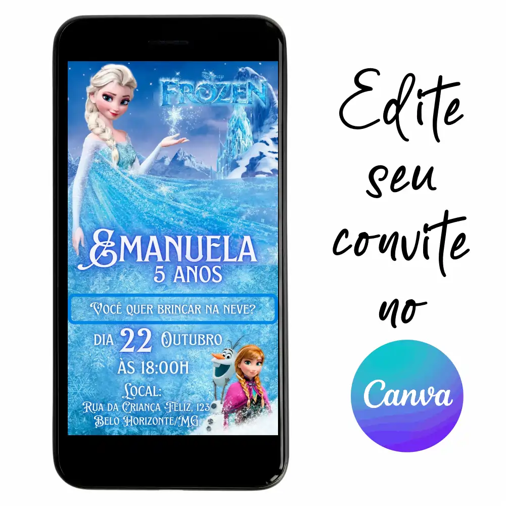 Frozen-12.webp Convite Aniversário Digital Frozen 12 Personalizável pelo Canva