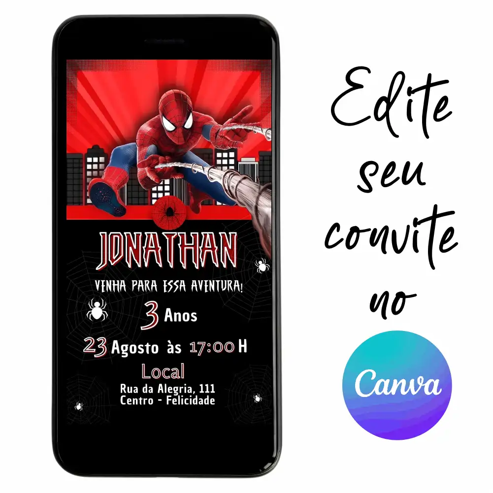 Homem-Aranha-02.webp Convite Aniversário Digital Homem Aranha 02 Personalizável