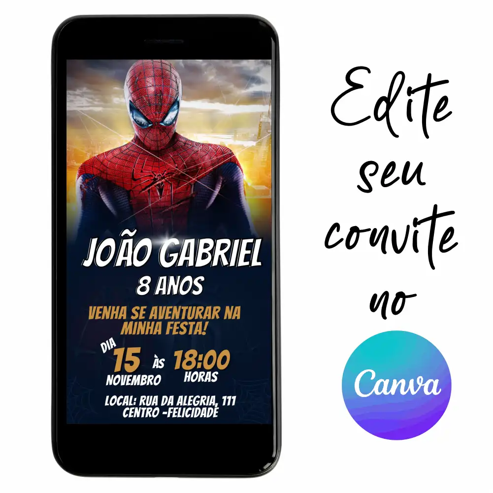 Homem-Aranha-07.webp Convite Aniversário Digital Homem Aranha 07 Personalizável