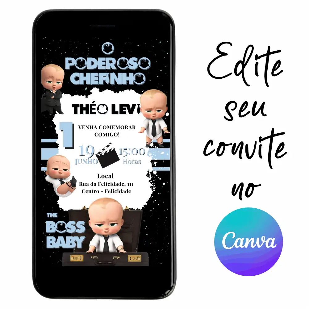 O-poderoso-chefinho-02.webp Convite Aniversário Digital O Poderoso Chefinho 02 Personalizável pelo Canva