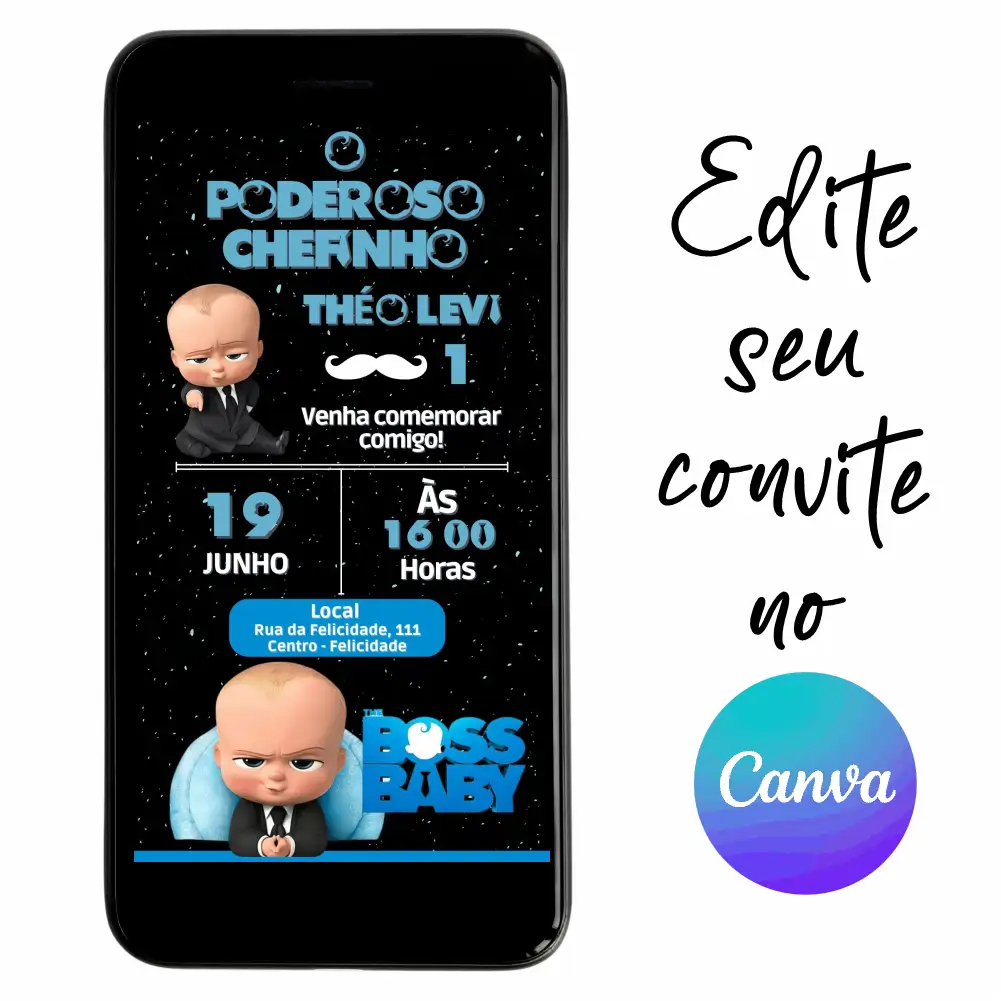 O-poderoso-chefinho-03.webp Convite Aniversário Digital O Poderoso Chefinho 03 Personalizável pelo Canva