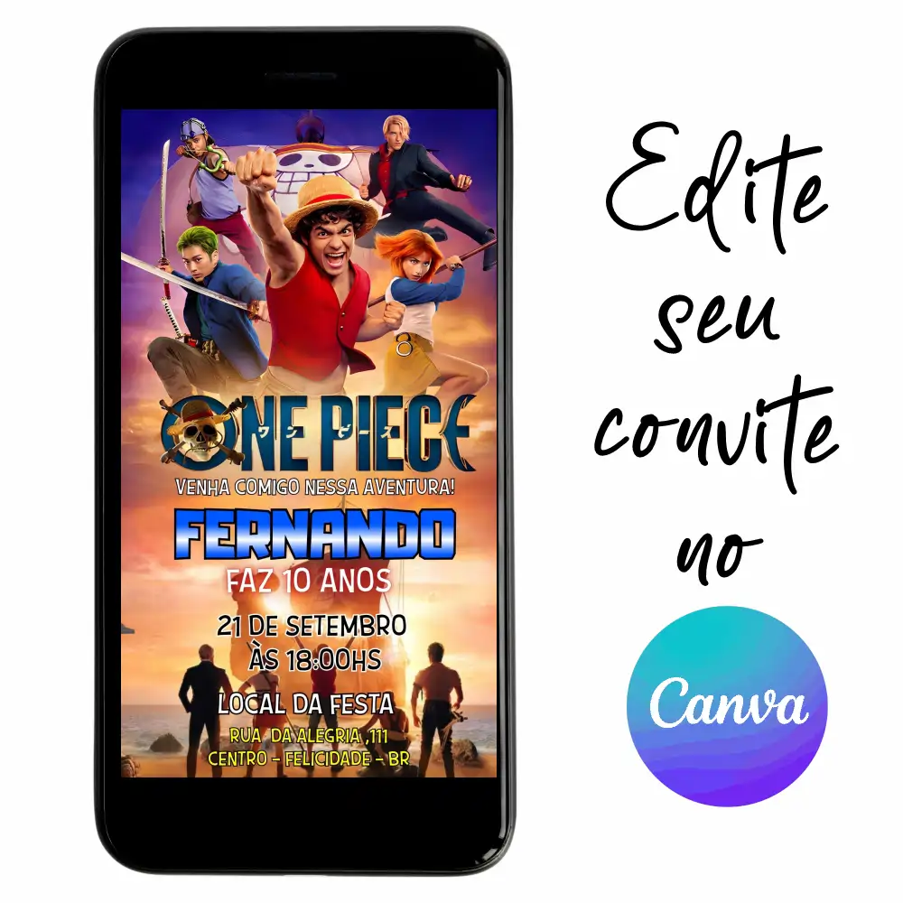 One-Piece-23.webp Convite Aniversário Digital One Piece 23 Personalizável pelo Canva