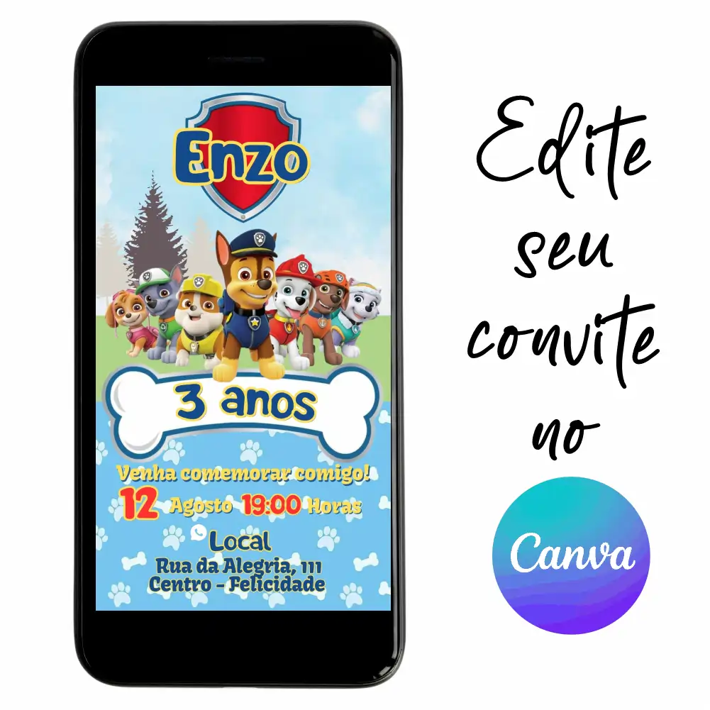 Patrulha-Canina-06.webp Convite Aniversário Digital Patrulha Canina 06 Personalizável pelo Canva