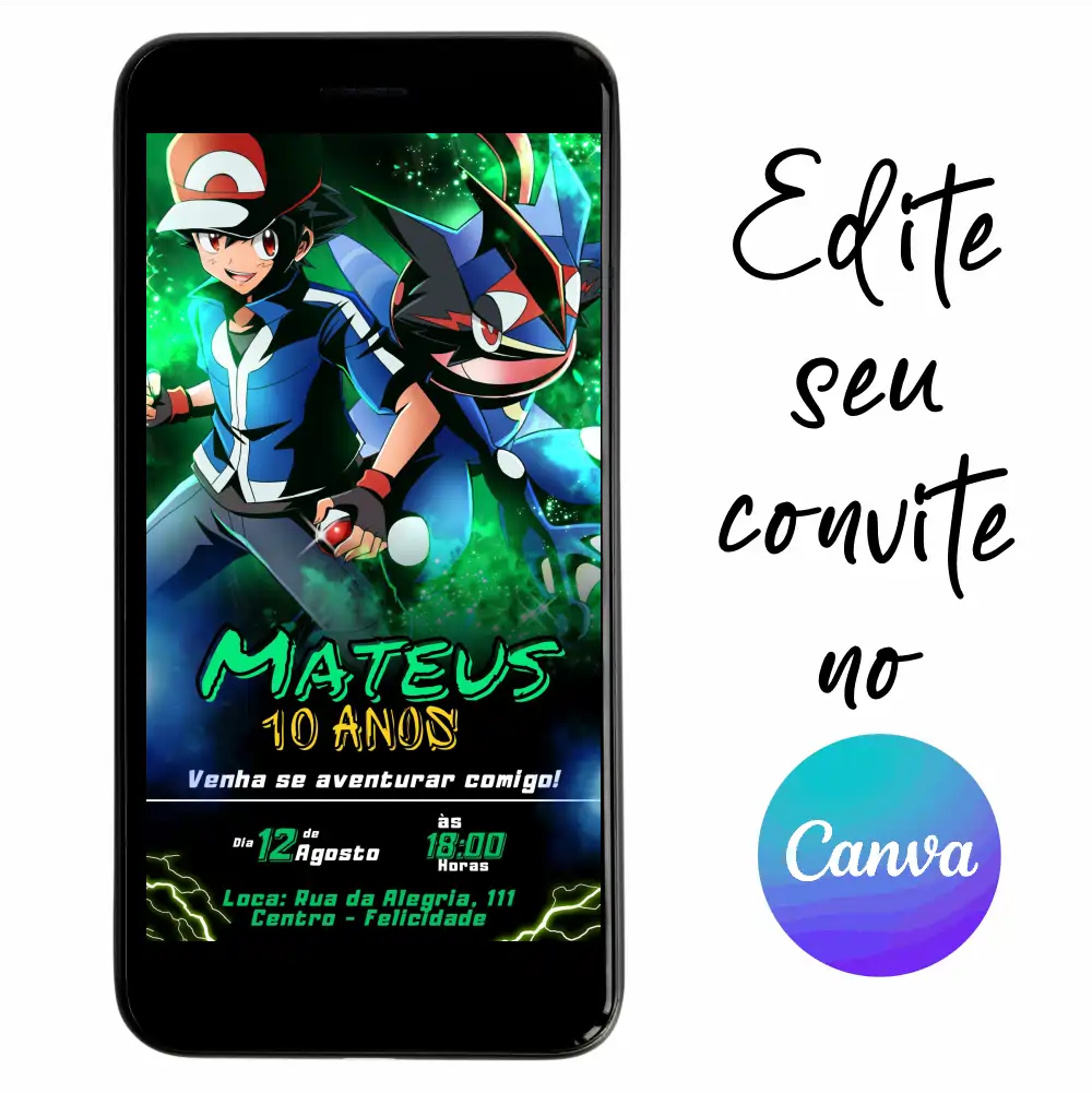 Pokemon-06.webp Convite Aniversário Digital Pokémon 06 Personalizável pelo Canva