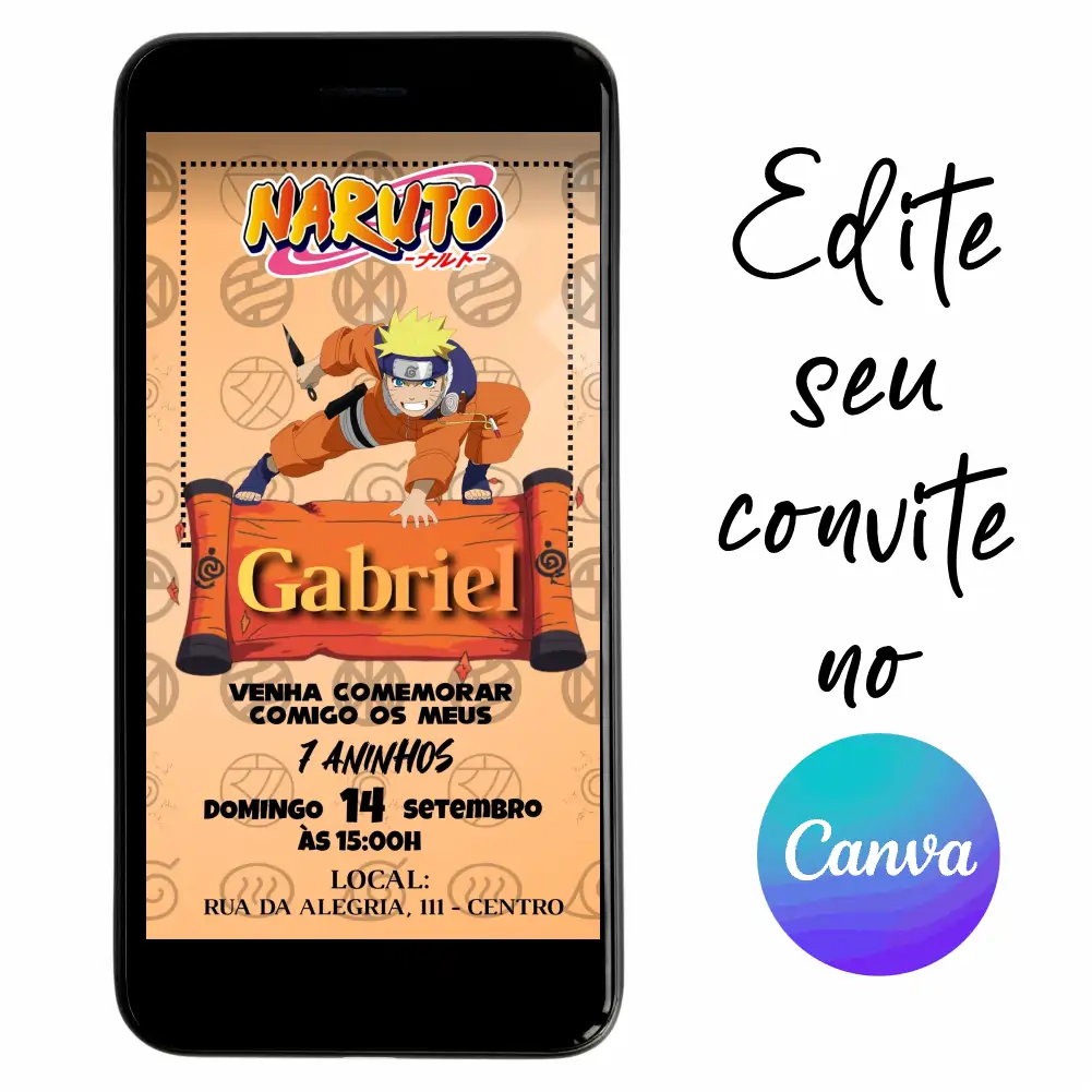 naruto-06.webp Convite Aniversário Digital Naruto 06 Personalizável pelo Canva